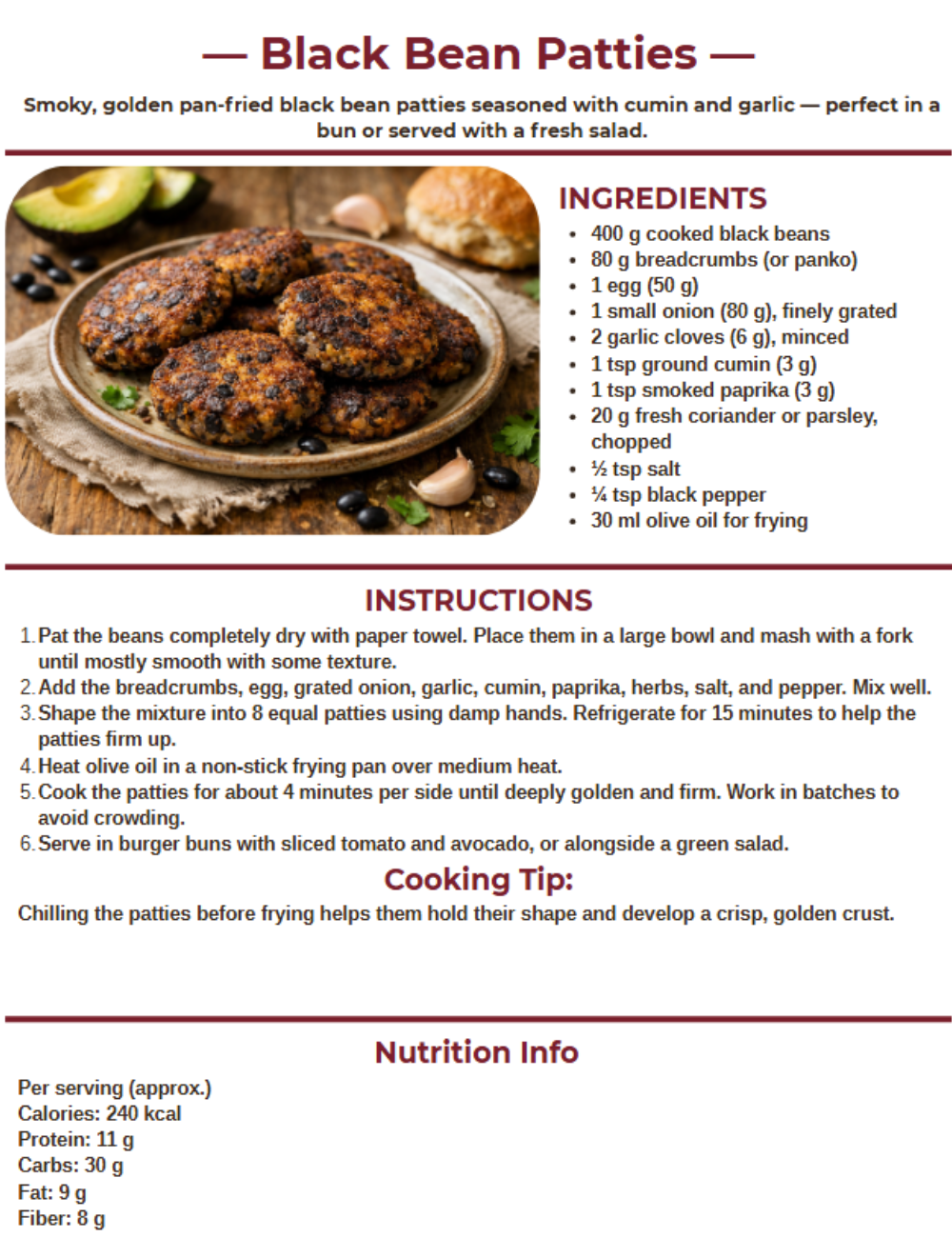 Bean recipes preview